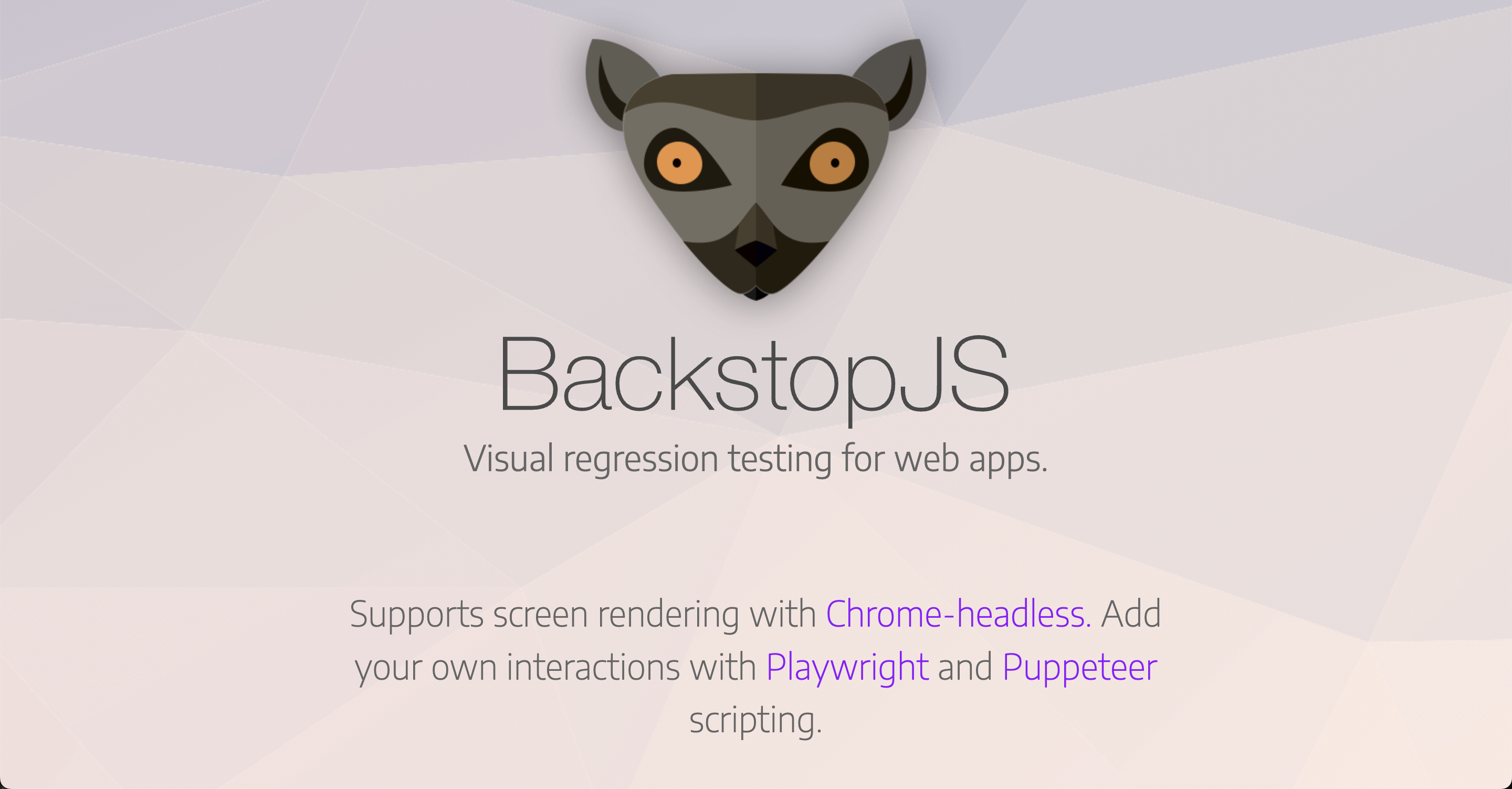 BackstopJS open-source visual regression testing tool