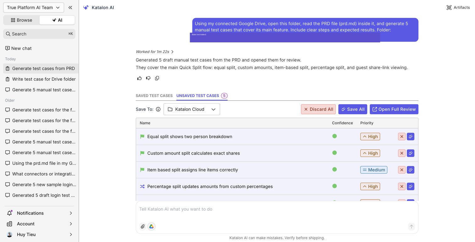 Connect Katalon AI Assistant MCP-2