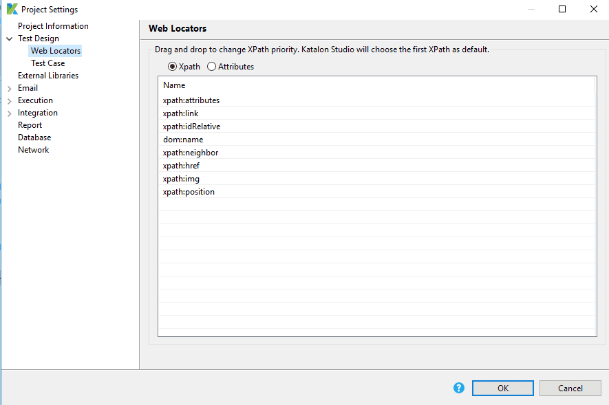 smart Xpath Katalon Studio v5.7