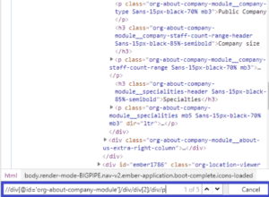 Inspection-Tool-and-search-the-XPath-in-the-document