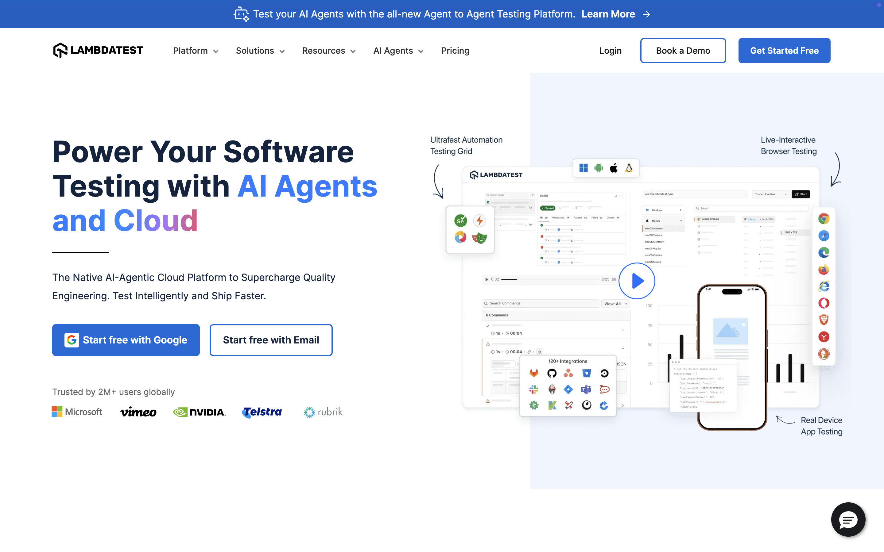 LambdaTest dashboard