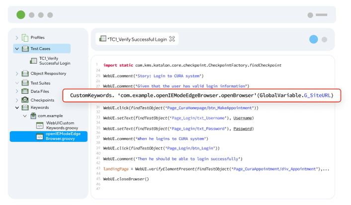 Katalon support for Internet Explorer EOL with testing on IE Mode