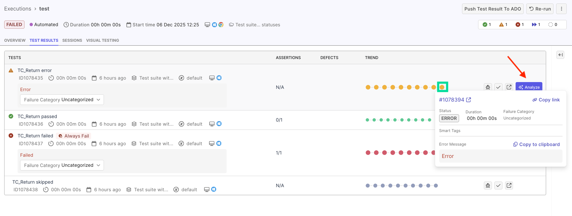 testops-historical-results-trend-line
