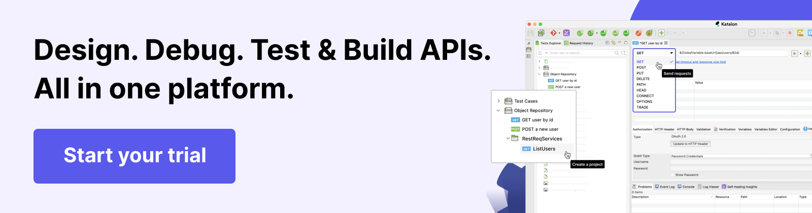 All-in-one API Testing Platform